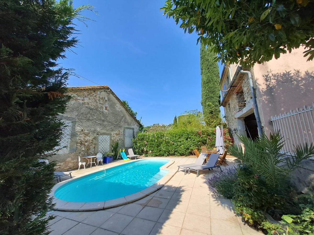 Le Gite De Sainte Valiere Piscine Et Spa Exterior foto